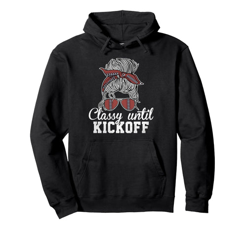 Classy Kickoff American Football Hoodie - Fun Novelty Design Men Women - T-Shirt, Sweatshirt, Hoodie