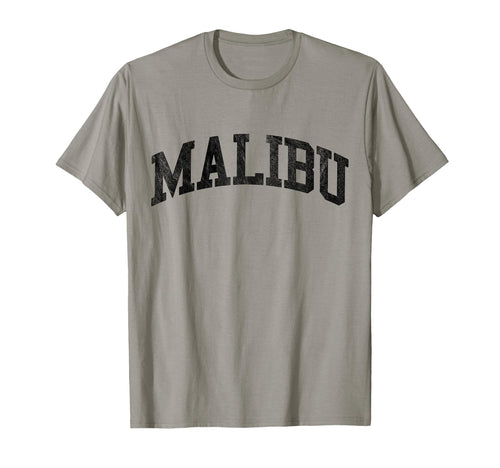 Varsity Malibu California T-Shirt - Unique Graphic for Adults - T-Shirt, Sweatshirt, Hoodie