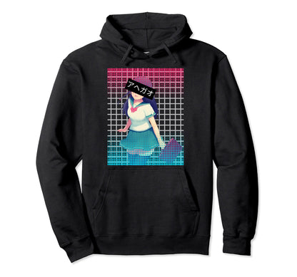 Anime Vaporwave Aesthetic Ahegao Otaku Hoodie - Novelty Apparel Men Women - T-Shirt, Sweatshirt, Hoodie