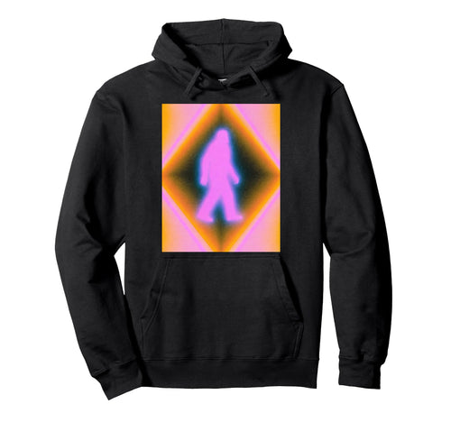 Bigfoot Aura Psychedelic Rainbow Hoodie - Custom Art Print Men Women - T-Shirt, Sweatshirt, Hoodie