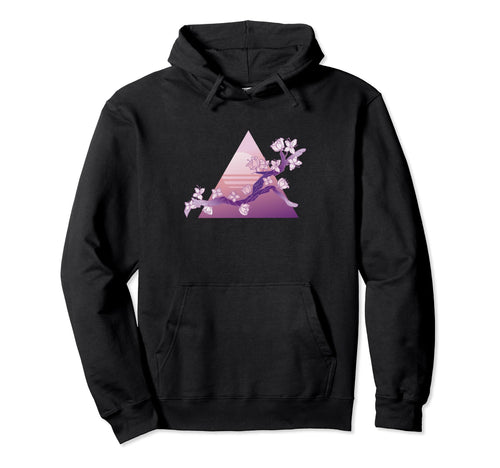 Vaporwave Japanese Aesthetic Sakura Hoodie - Streetwear Style Men Women - T-Shirt, Sweatshirt, Hoodie