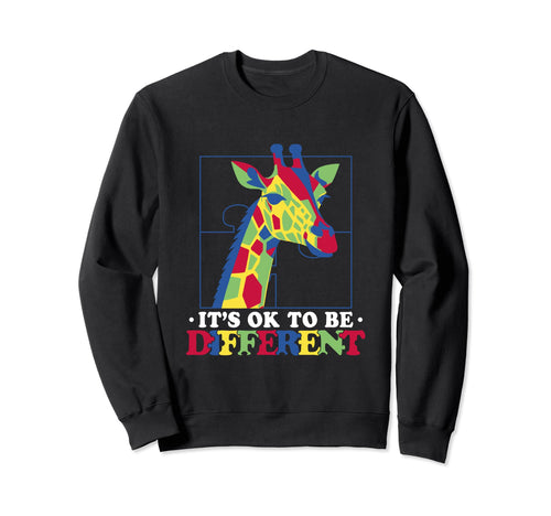 April We Wear Blue Peace Love Sweatshirt - Fun Novelty Design for Adults - T-Shirt, Sweatshirt, Hoodie