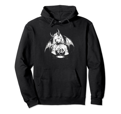 Goth Grunge Demon Anime Waifu Horror Alt Hoodie - Novelty Apparel Unisex - T-Shirt, Sweatshirt, Hoodie