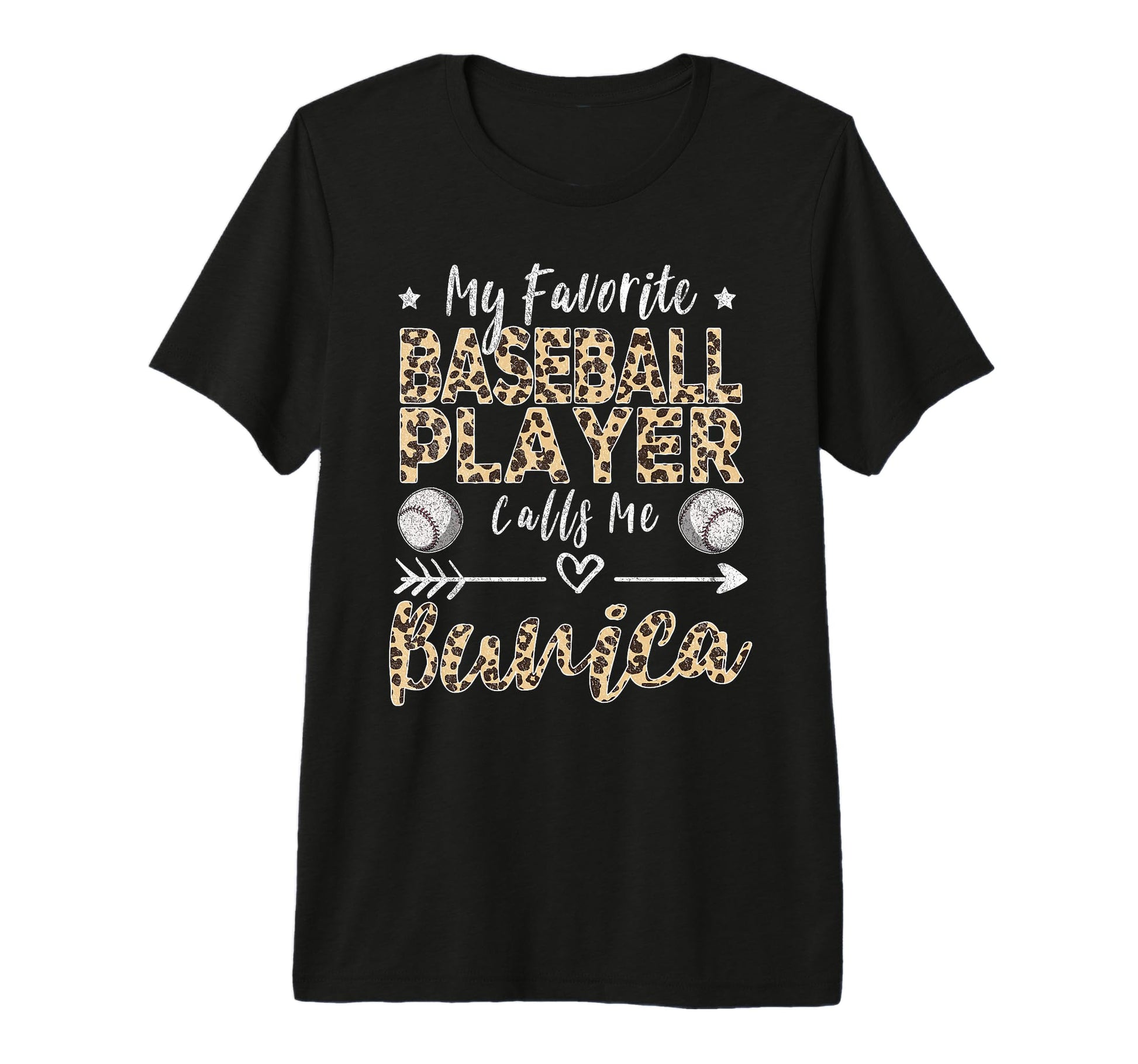 My Favorite Baseball Player Calls Me Bunica T-Shirt - Graphic Print Unisex - T-Shirt, Sweatshirt, Hoodie