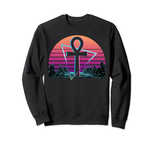 Egyptian Ankh Key Life Ancient Egypt Sweatshirt - Minimalist Print Unisex - T-Shirt, Sweatshirt, Hoodie