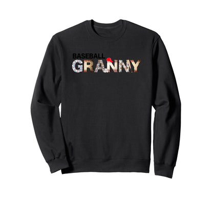 Baseball Granny Grandmother Sweatshirt - Custom Art Print for Adults - T-Shirt, Sweatshirt, Hoodie