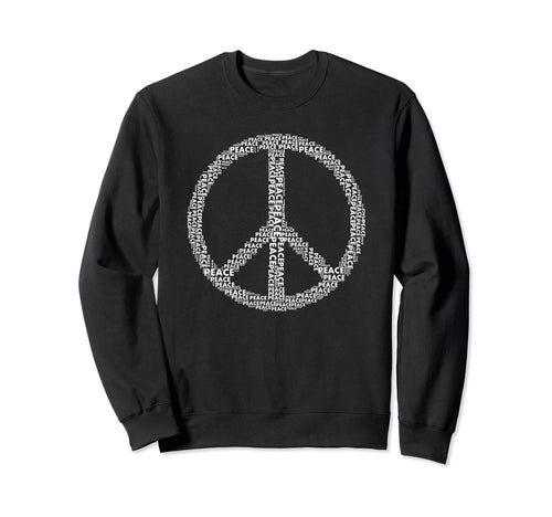 Antiwar Hippie Peace Peace Love Sweatshirt - Graphic Print Men Women - T-Shirt, Sweatshirt, Hoodie