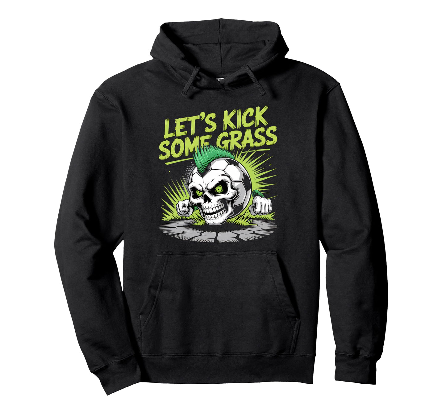 Let S Kick Some Grass Soccer Mom Hoodie - Custom Art Print Unisex - T-Shirt, Sweatshirt, Hoodie