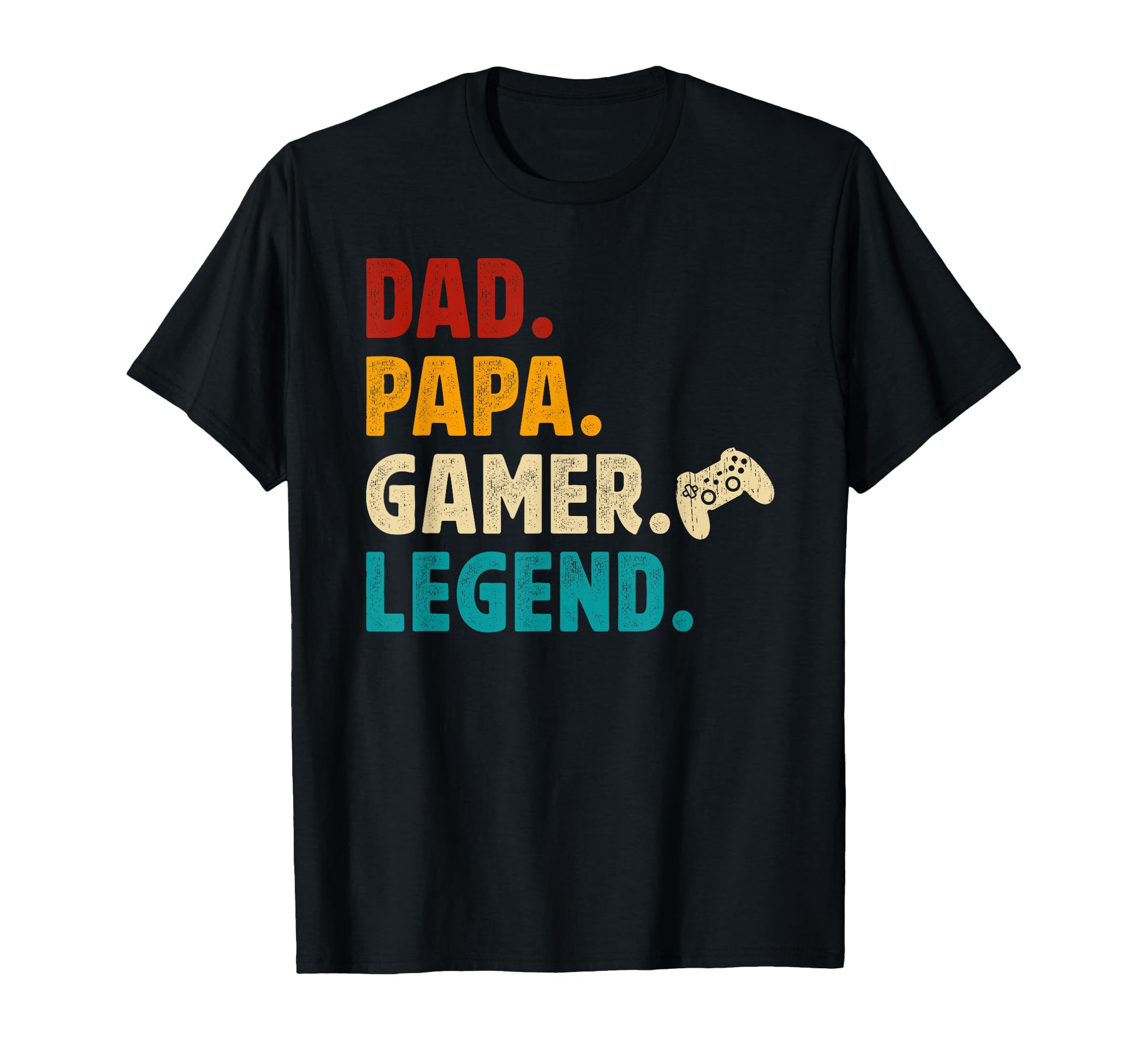 Dad Papa Gamer Papa Gaming Papa Video T-Shirt - Minimalist Print Unisex - T-Shirt, Sweatshirt, Hoodie