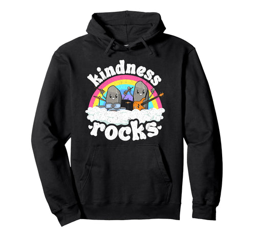 Anti Bullying Rainbow Hippie Music Hoodie - Unique Graphic for Adults - T-Shirt, Sweatshirt, Hoodie