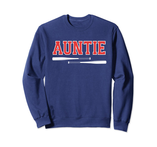 Baseball Auntie Aunt Nephew Games Sweatshirt - Fun Novelty Design Men Women - T-Shirt, Sweatshirt, Hoodie