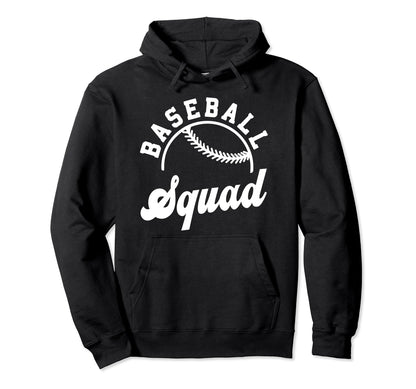 Baseball Squad Matching Baseball Team Hoodie - Minimalist Print Unisex - T-Shirt, Sweatshirt, Hoodie