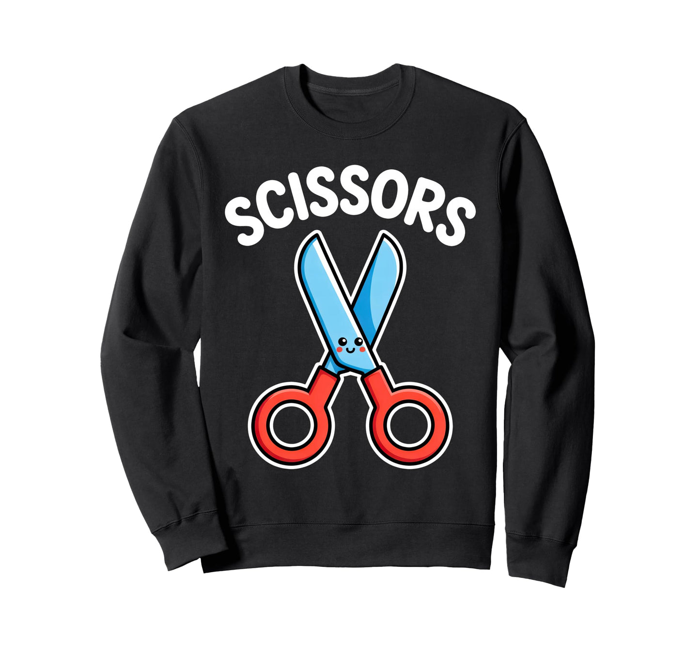 Scissors Halloween Costume Funny Kawaii Sweatshirt - Unique Graphic Unisex - T-Shirt, Sweatshirt, Hoodie