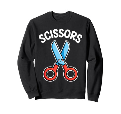 Scissors Halloween Costume Funny Kawaii Sweatshirt - Unique Graphic Unisex - T-Shirt, Sweatshirt, Hoodie
