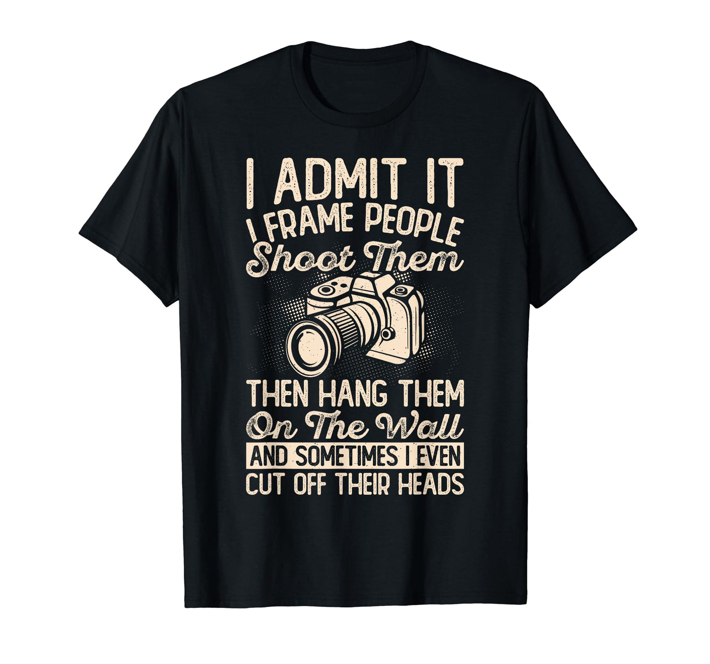 Photography Camera Gifts Photography T-Shirt - Minimalist Print for Adults - T-Shirt, Sweatshirt, Hoodie