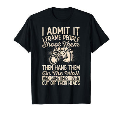 Photography Camera Gifts Photography T-Shirt - Minimalist Print for Adults - T-Shirt, Sweatshirt, Hoodie