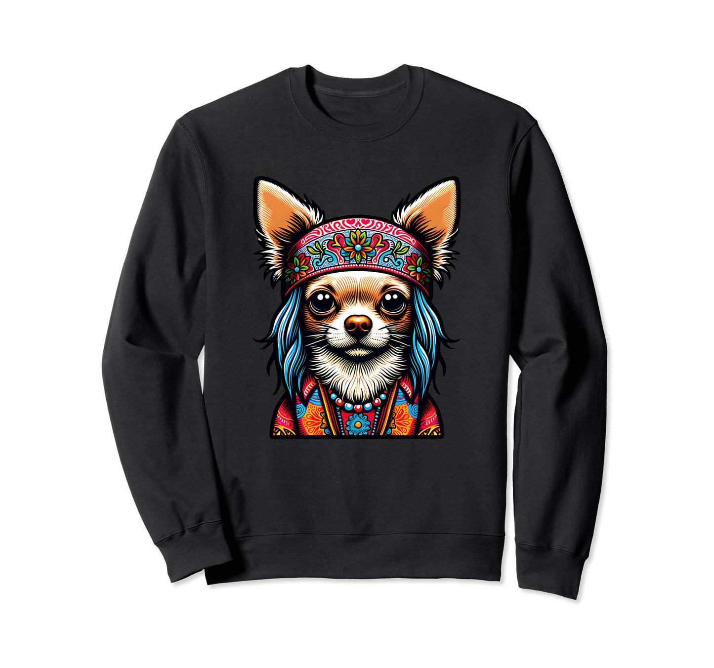 Embrace Peace Love Colorful Sweatshirt - Novelty Apparel for Adults - T-Shirt, Sweatshirt, Hoodie