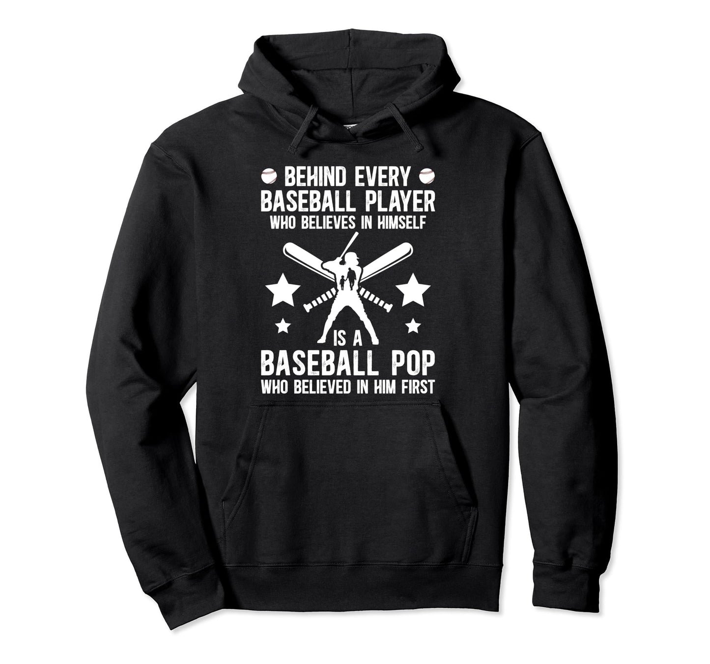 Baseball Pop Who Believed Pop Baseball Hoodie - Fun Novelty Design Unisex - T-Shirt, Sweatshirt, Hoodie