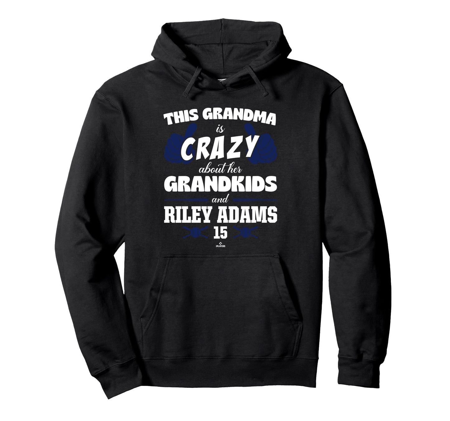 Grandma Crazy Riley Adams Washington Hoodie - Novelty Apparel Unisex - T-Shirt, Sweatshirt, Hoodie