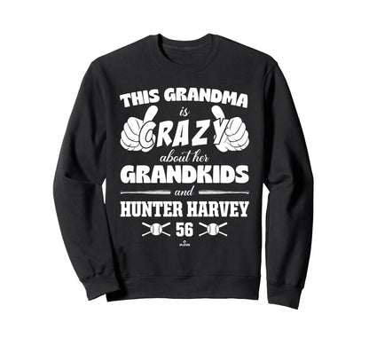 Grandma Crazy Hunter Harvey Sweatshirt - Aesthetic Graphic Men Women - T-Shirt, Sweatshirt, Hoodie