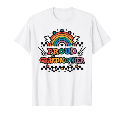 Proud Grandmother Lgbt Rainbow Gay T-Shirt - Fun Novelty Design for Adults - T-Shirt, Sweatshirt, Hoodie