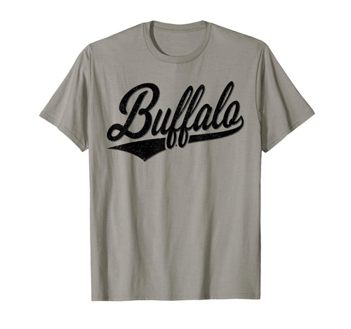 City Buffalo Ny Varsity Script T-Shirt - Fun Novelty Design for Adults - T-Shirt, Sweatshirt, Hoodie