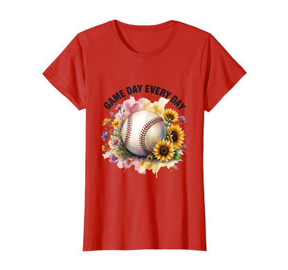 Baseball Mama Game Day Every Day T-Shirt - Aesthetic Graphic for Adults - T-Shirt, Sweatshirt, Hoodie