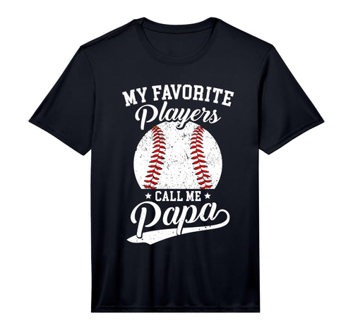 Mens Baseball Papa My Favorite Baseball T-Shirt - Trendy Graphic Men Women - T-Shirt, Sweatshirt, Hoodie