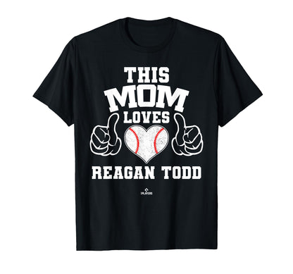 This Mom Loves Reagan Todd Prospect T-Shirt - Trendy Graphic for Adults - T-Shirt, Sweatshirt, Hoodie