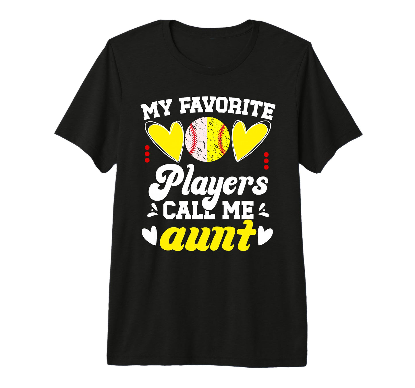 My Favorite Players Call Me Aunt T-Shirt - Minimalist Print Unisex - T-Shirt, Sweatshirt, Hoodie
