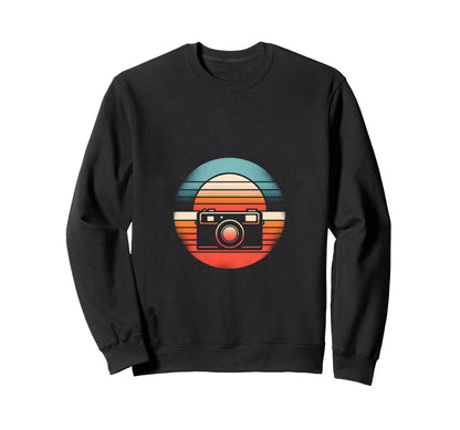 Camera Sunset Hoodie - Fun Novelty Design for Adults - T-Shirt, Sweatshirt, Hoodie