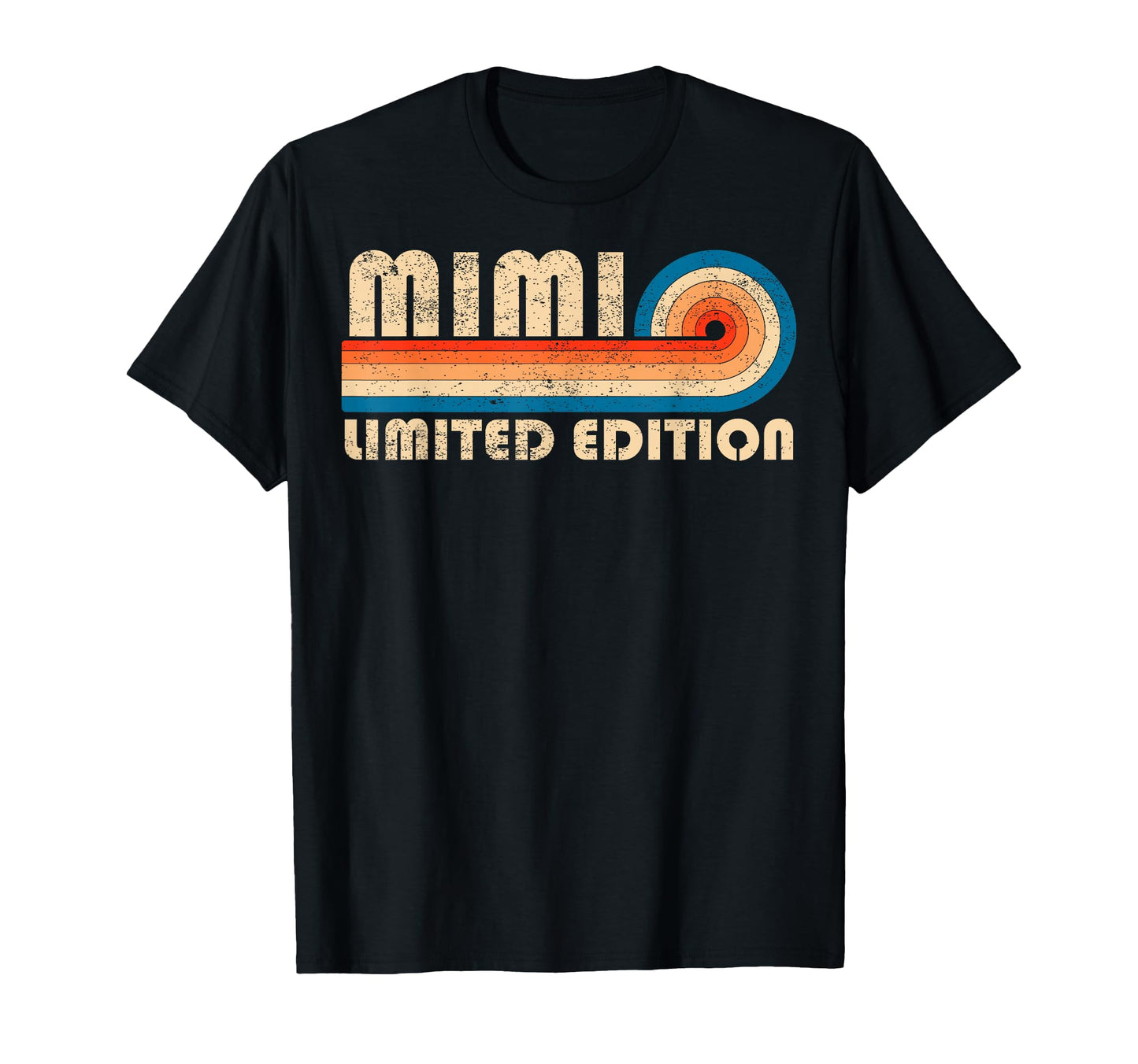 Mimi 70S 80S Sunset Stripe T-Shirt - Novelty Apparel Unisex - T-Shirt, Sweatshirt, Hoodie