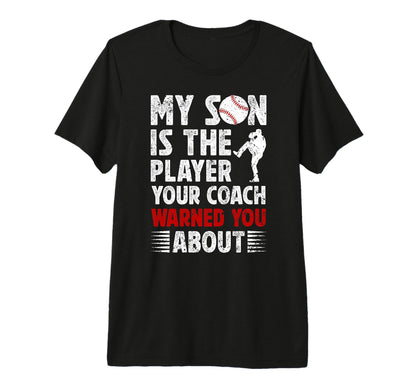 Mens My Son Baseball Dad Baseball Player T-Shirt - Streetwear Style Unisex - T-Shirt, Sweatshirt, Hoodie