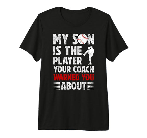 Mens My Son Baseball Dad Baseball Player T-Shirt - Streetwear Style Unisex - T-Shirt, Sweatshirt, Hoodie