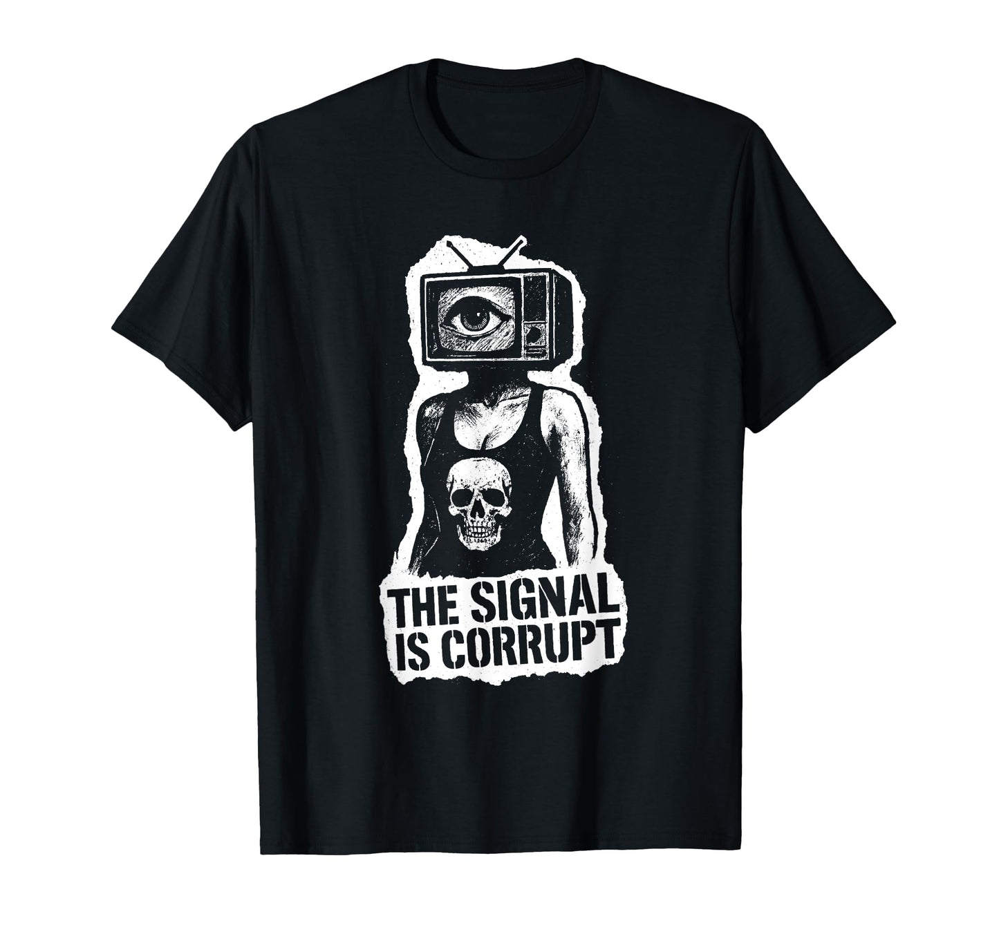 Punk Rock Skull 80S 90S Grunge T-Shirt - Casual Everyday Wear Unisex - T-Shirt, Sweatshirt, Hoodie