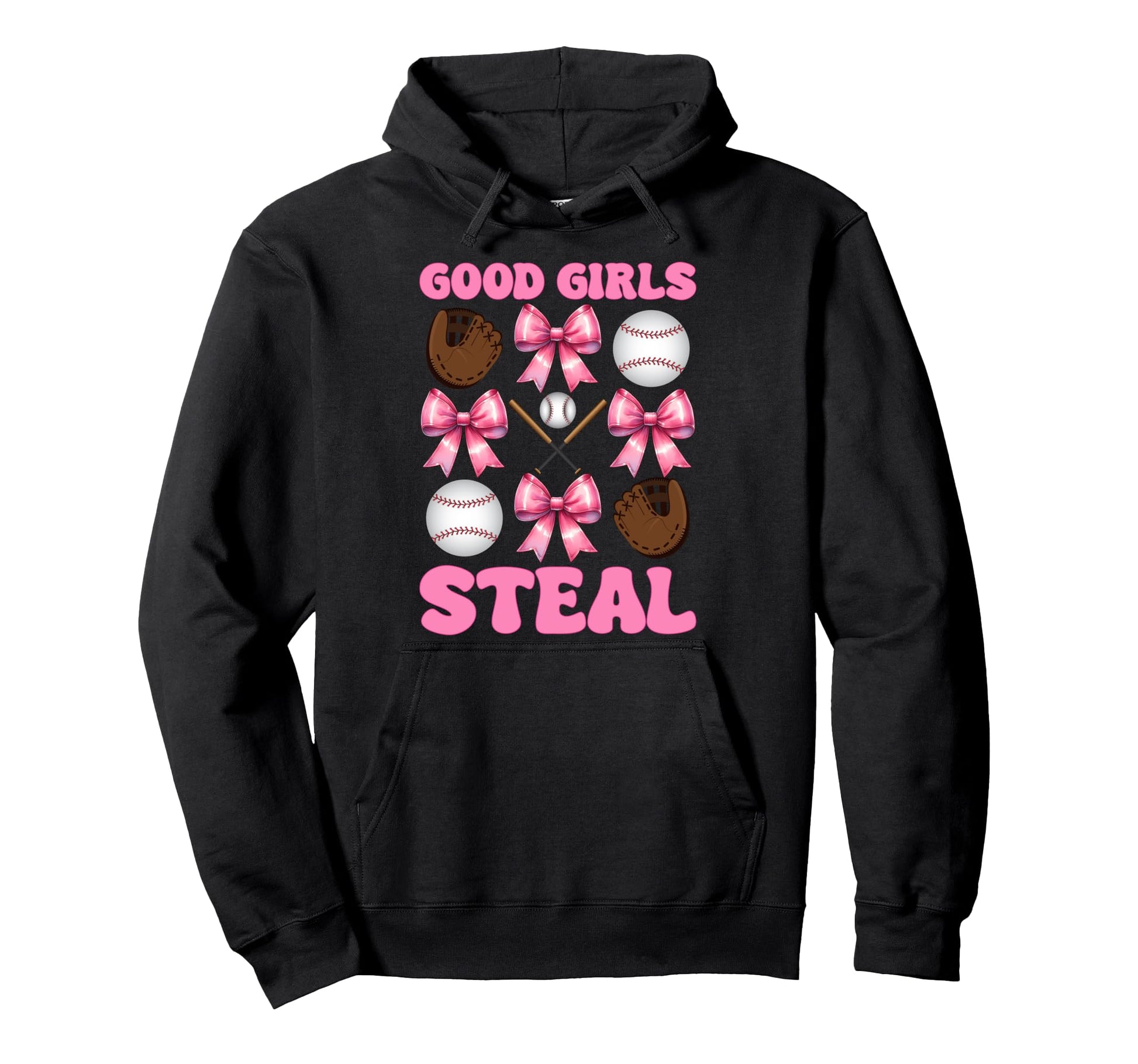 Baseball Mom Mothers Day Coquette Bow Hoodie - Streetwear Style Men Women - T-Shirt, Sweatshirt, Hoodie