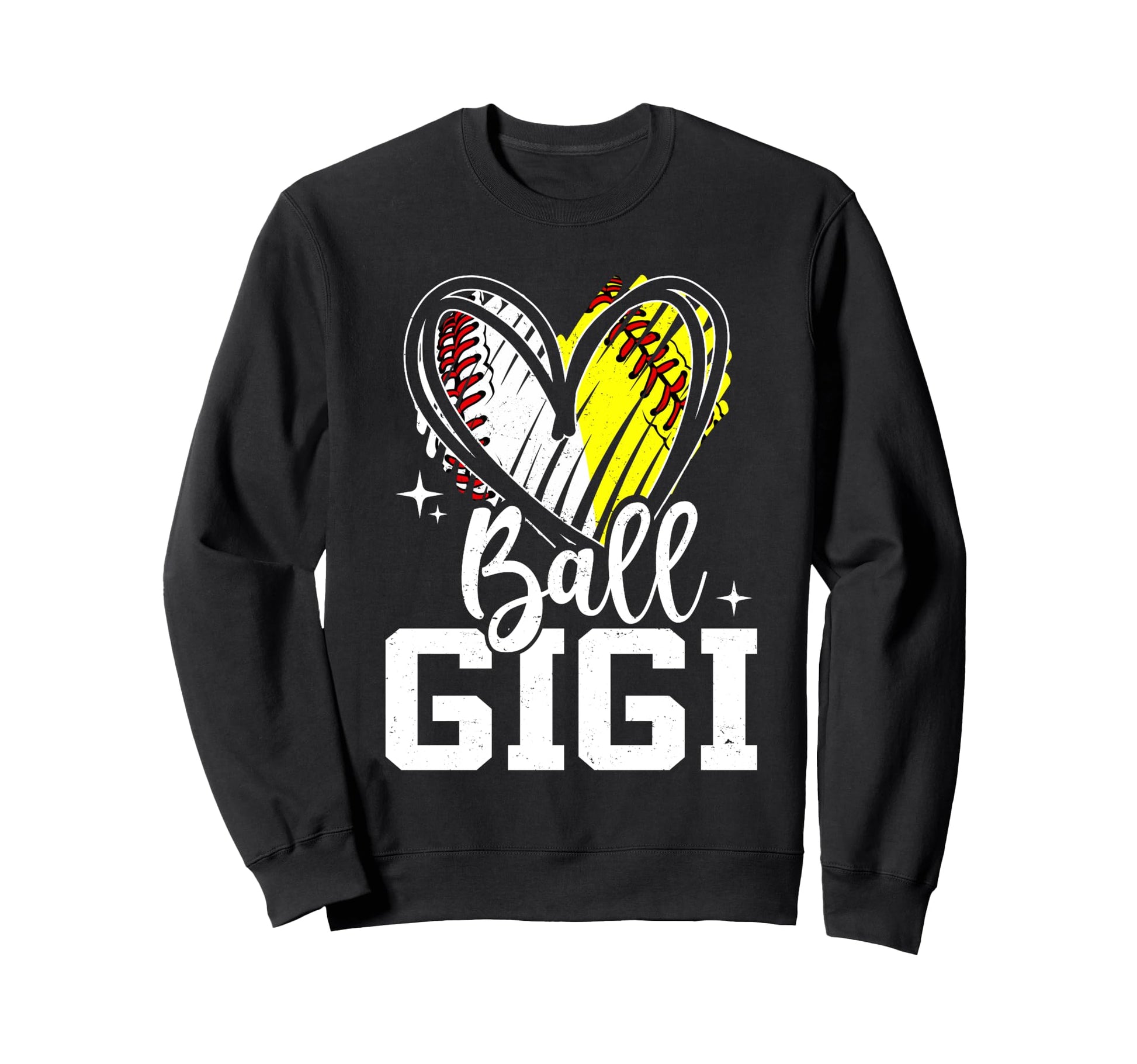Ball Gigi Softball Baseball Grandma Sweatshirt - Trendy Graphic Men Women - T-Shirt, Sweatshirt, Hoodie
