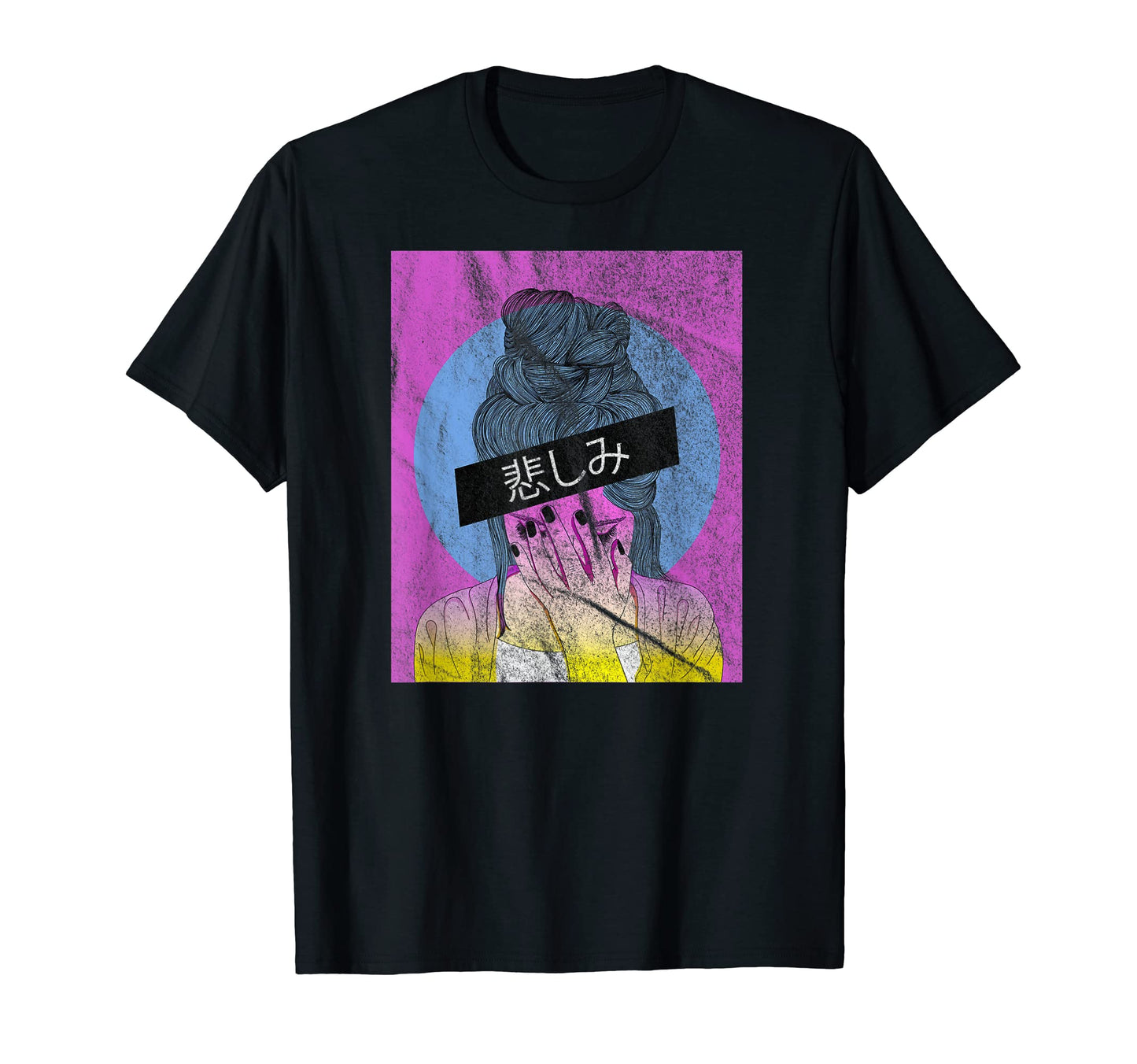 Sad Anime Japanese Aesthetic Kawaii T-Shirt - Streetwear Style Men Women - T-Shirt, Sweatshirt, Hoodie