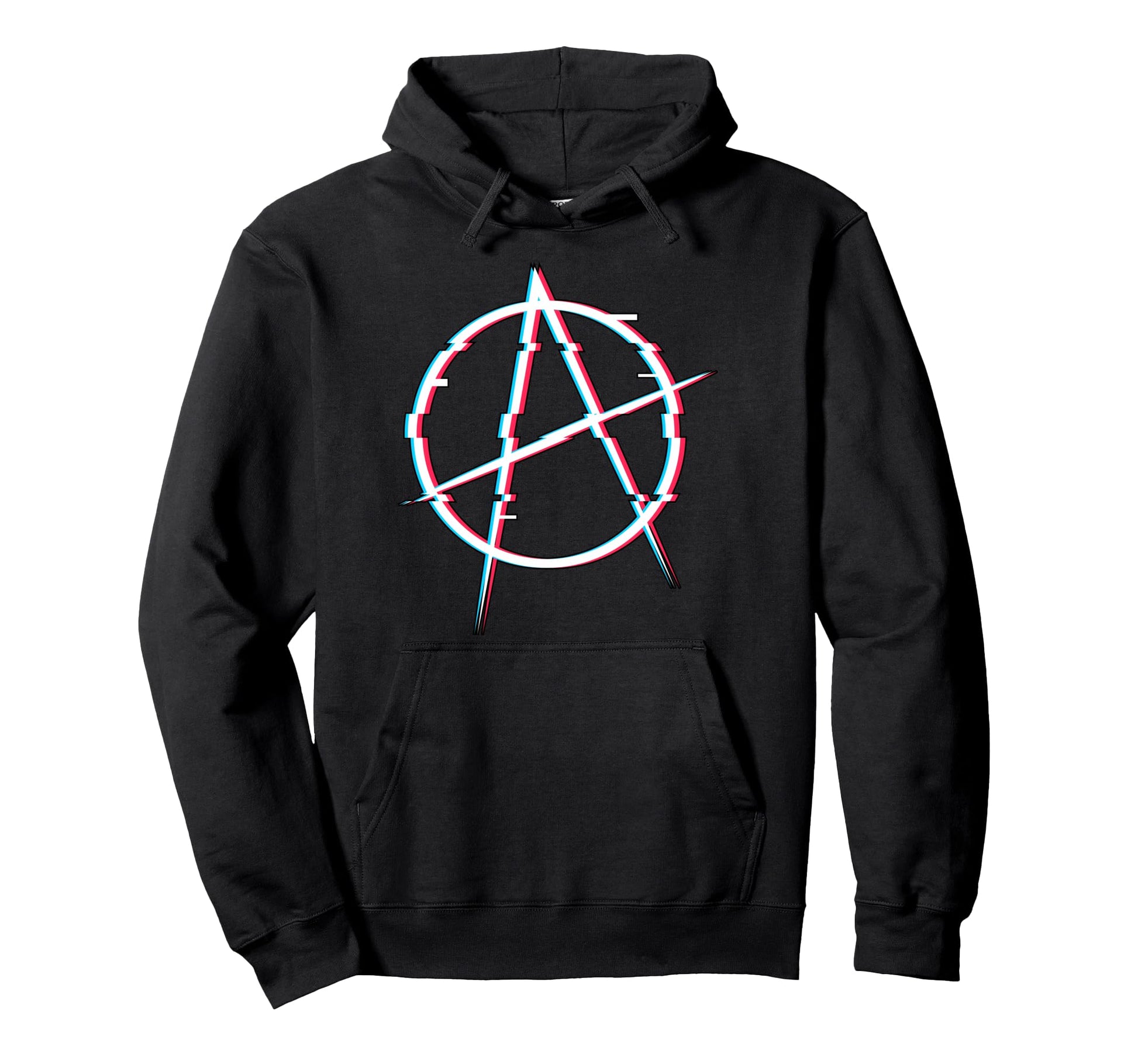 Anarchy Symbol Anarchist Anti Government Hoodie - Minimalist Print Unisex - T-Shirt, Sweatshirt, Hoodie