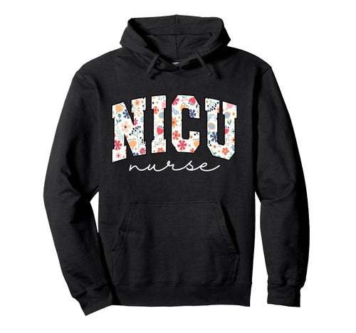 Floral Nicu Nurse Daisy Flower Hoodie - Streetwear Style Men Women - T-Shirt, Sweatshirt, Hoodie