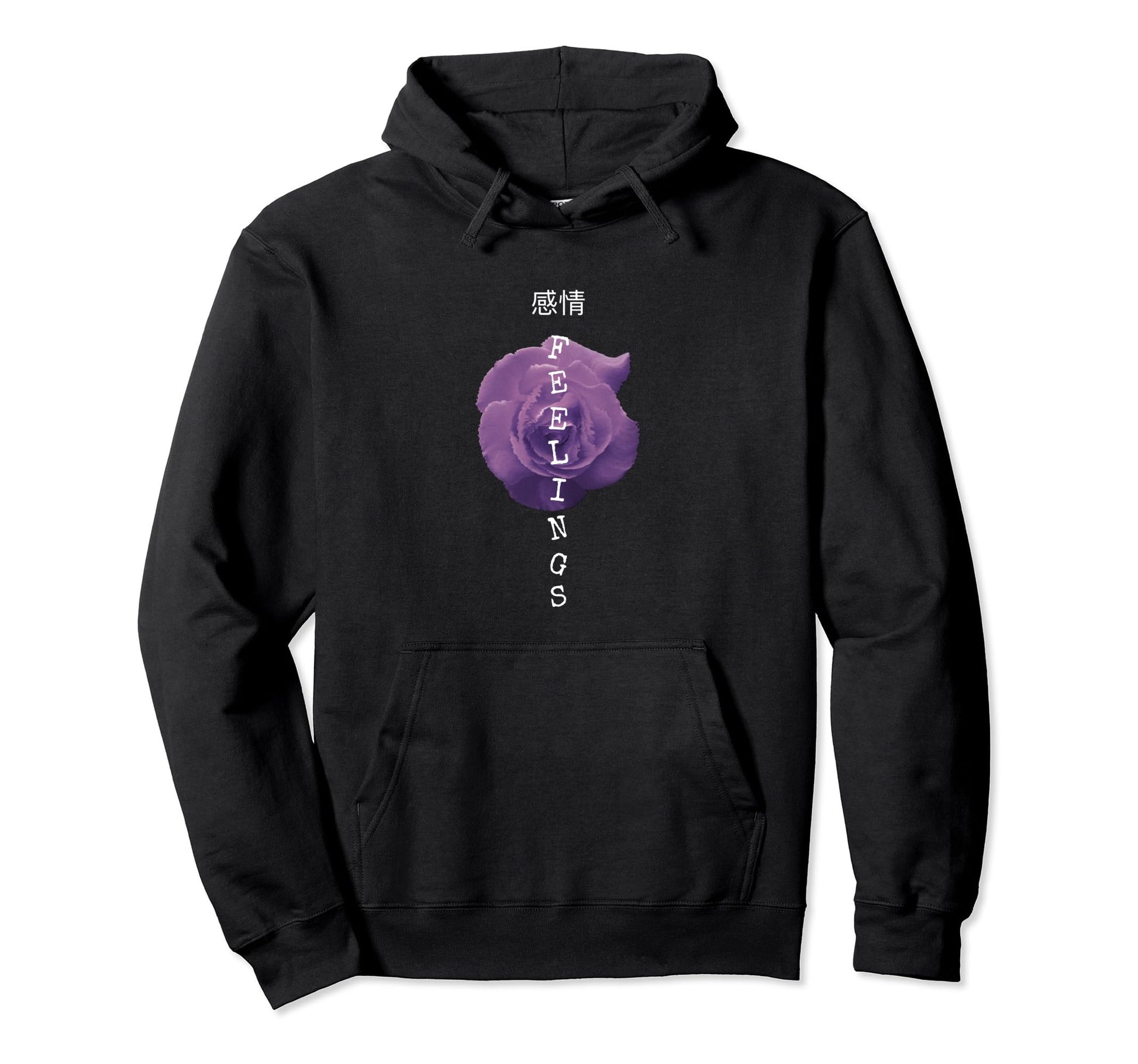 Feelings Flowers Vaporwave 80S Hoodie - Fun Novelty Design Men Women - T-Shirt, Sweatshirt, Hoodie