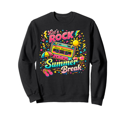 Teacher Last Day School Vacation Sweatshirt - Graphic Print for Adults - T-Shirt, Sweatshirt, Hoodie