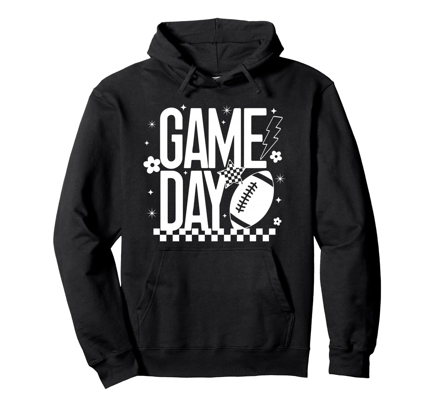 Game Day Football Season Mom Hoodie - Custom Art Print for Adults - T-Shirt, Sweatshirt, Hoodie