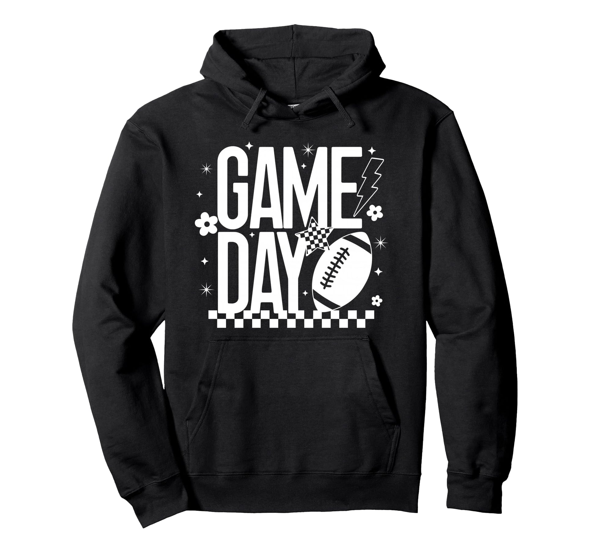 Game Day Football Season Mom Hoodie - Custom Art Print for Adults - T-Shirt, Sweatshirt, Hoodie