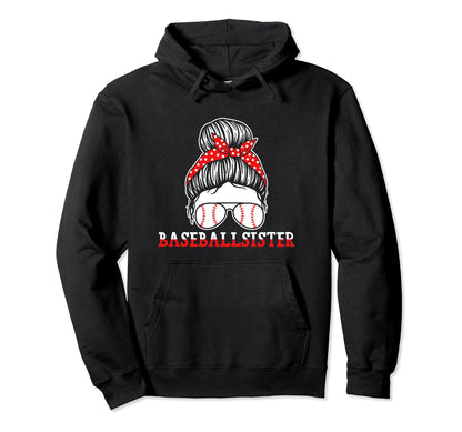 Baseball Sister Hoodie - Aesthetic Graphic Unisex - T-Shirt, Sweatshirt, Hoodie