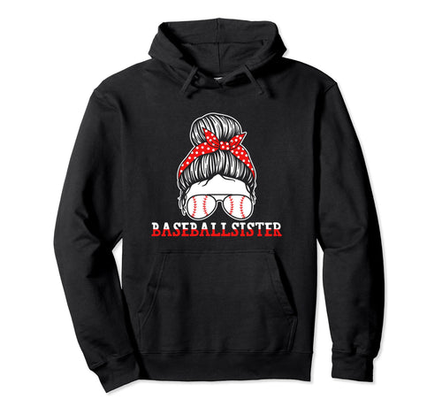 Baseball Sister Hoodie - Aesthetic Graphic Unisex - T-Shirt, Sweatshirt, Hoodie