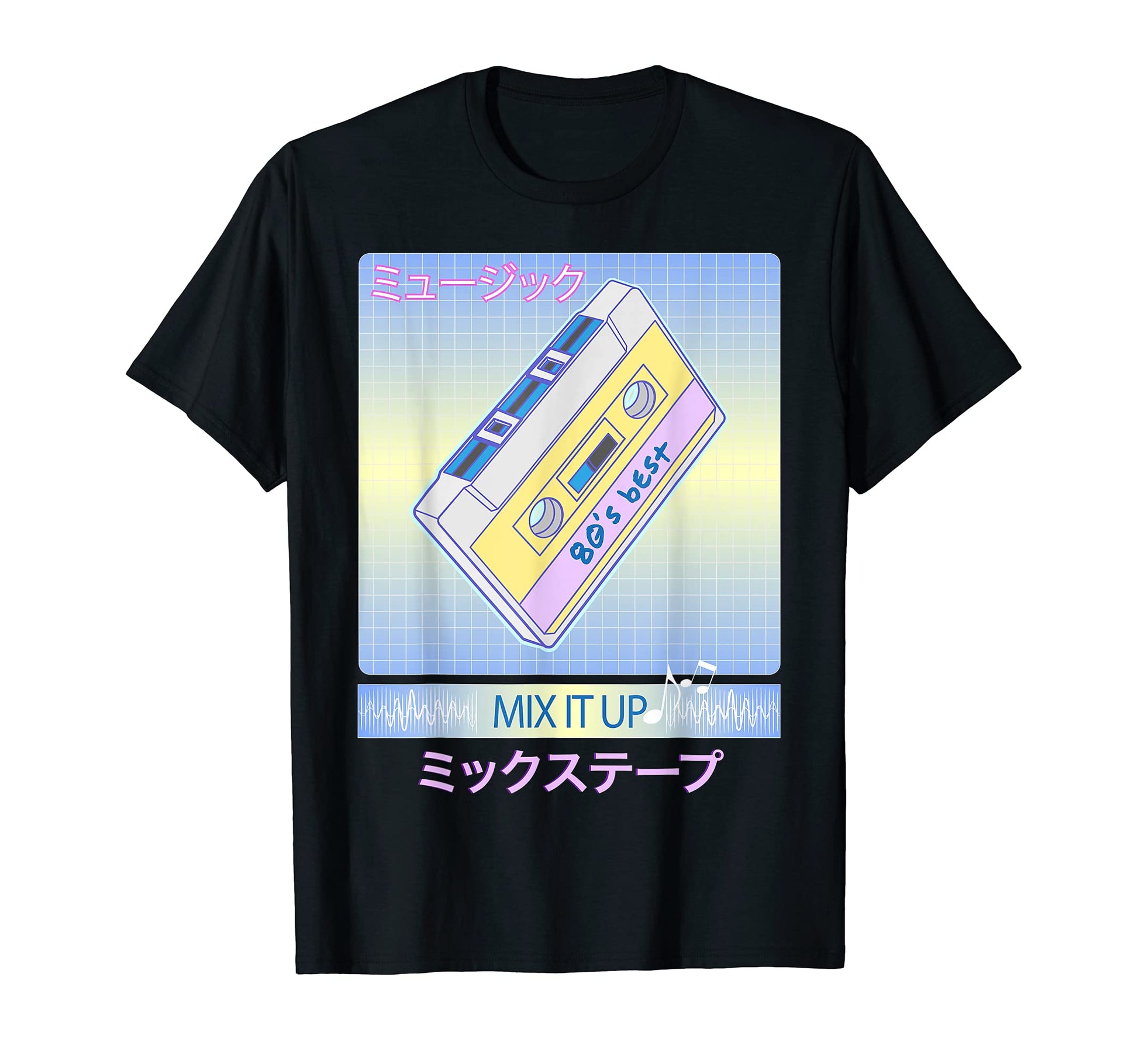 Japanese Aesthetic Vaporwave Art 1980S Mix T-Shirt - Graphic Print Unisex - T-Shirt, Sweatshirt, Hoodie
