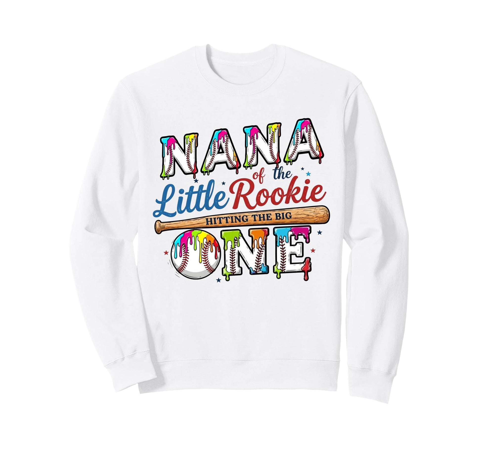 Grandma Nana Lil Rookie Drip Sweatshirt - Custom Art Print for Adults - T-Shirt, Sweatshirt, Hoodie
