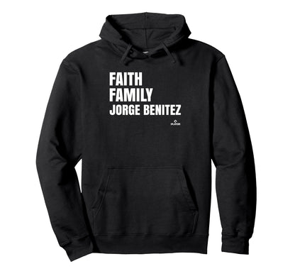 Faith Family Jorge Benitez Prospect Hoodie - Minimalist Print for Adults - T-Shirt, Sweatshirt, Hoodie
