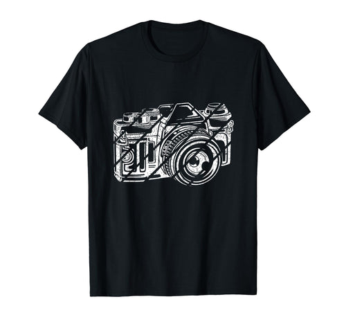 Camera Photography Lover Photographer Gift T-Shirt - Unique Graphic Unisex - T-Shirt, Sweatshirt, Hoodie